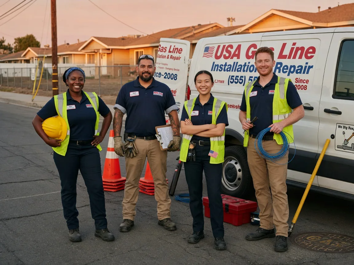 Gas Line Installation company in Little York, IL